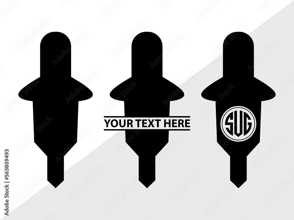 Medical Symbol Monogram, Medical Symbol Silhouette, Medical Symbol SVG