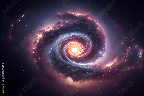 unique beautiful of the galaxy universe. abstract graphic design. wallpaper background. © roeum