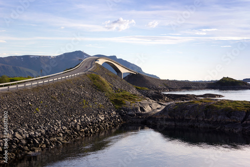 Obraz na płótnie Atlantic Road Landscape Route in Norway w salonie