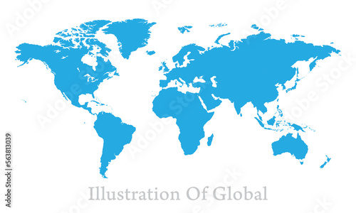 Illustration of global icon vector eps artwork