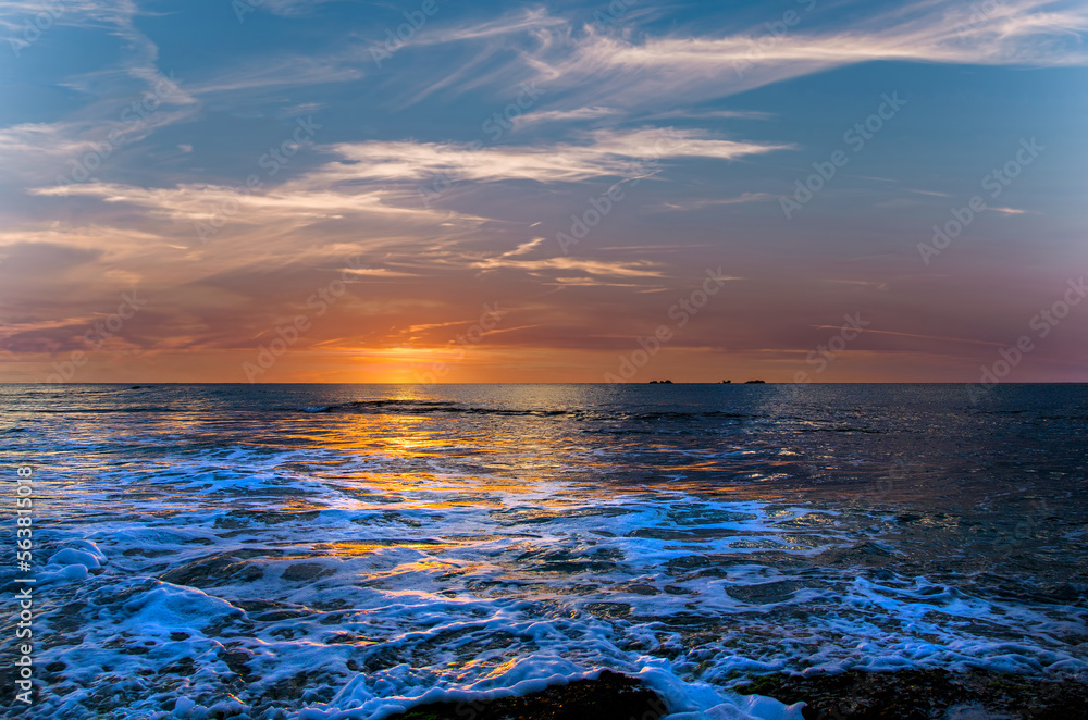 Coastal sunset Perth Australia