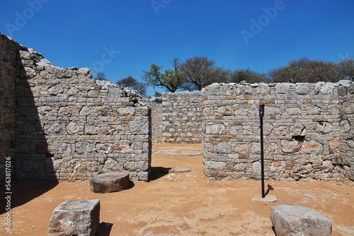 Taxila, ruins of Jaulian monastery, Pakistan photo