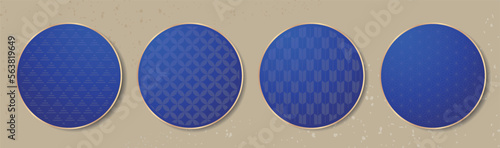 和風素材　和柄テンプレート　背景　見出し　豪華　和　季節　和菓子　和食　メニュー　カタログ　短冊