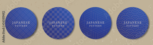 和風素材　和柄テンプレート　背景　見出し　豪華　和　季節　和菓子　和食　メニュー　カタログ　短冊