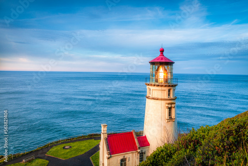 Heceta Head Lighthouse just off the Oregon Coast