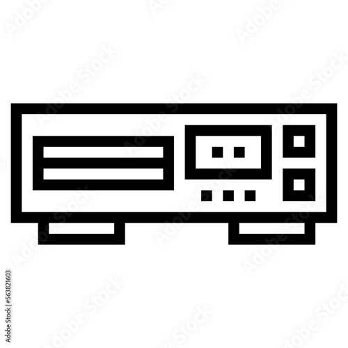 cd player line icon style