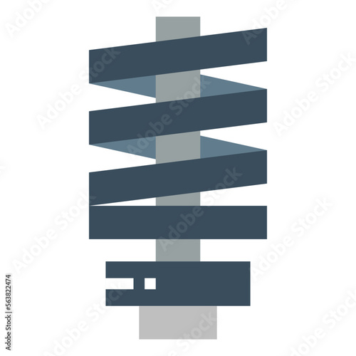 suspension flat icon style