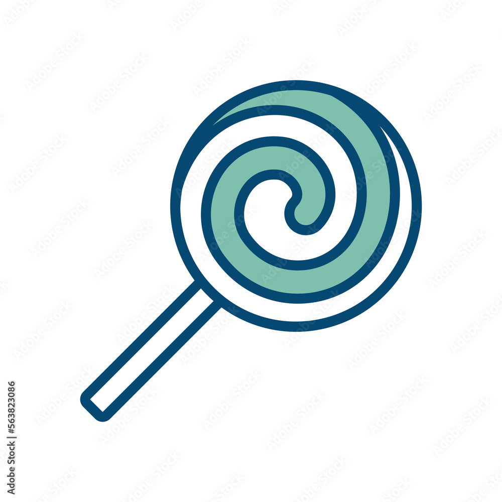 candy icon vector design template in white background candy icon vector design template in white background