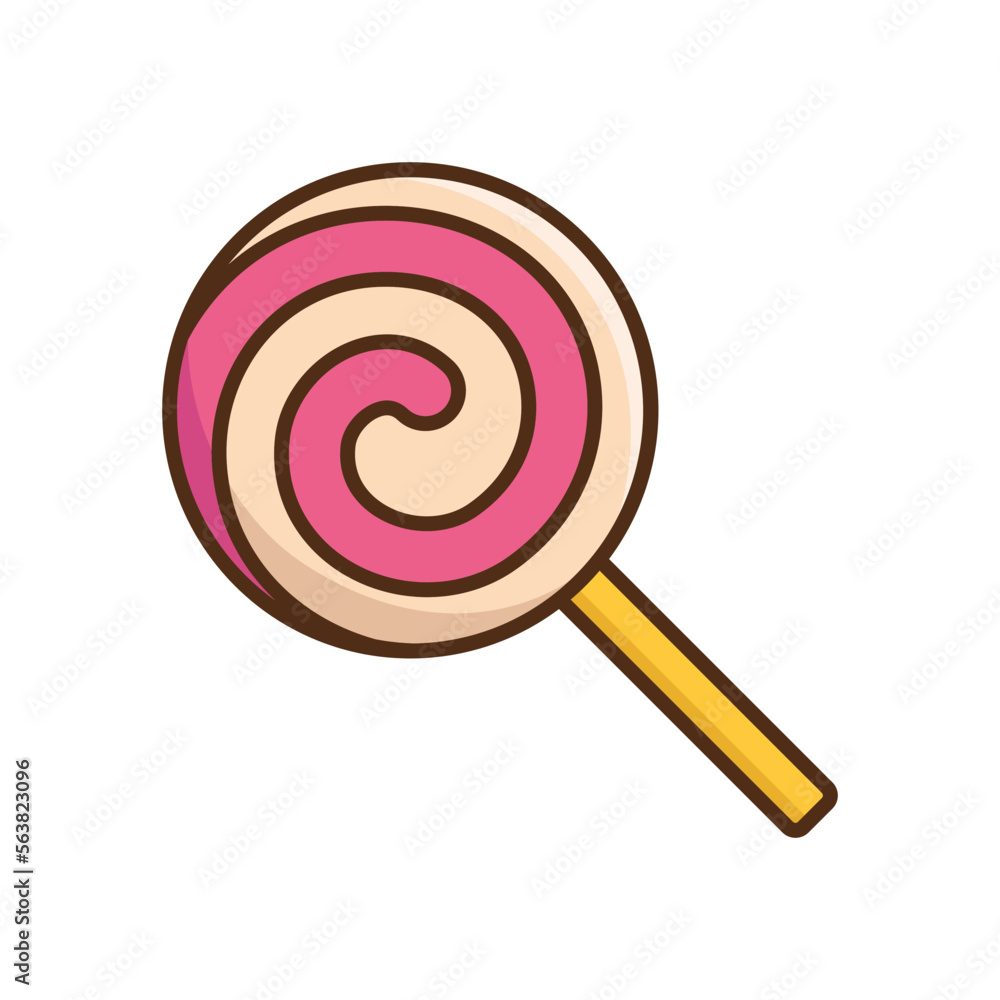 candy icon vector design template in white background candy icon vector design template in white background