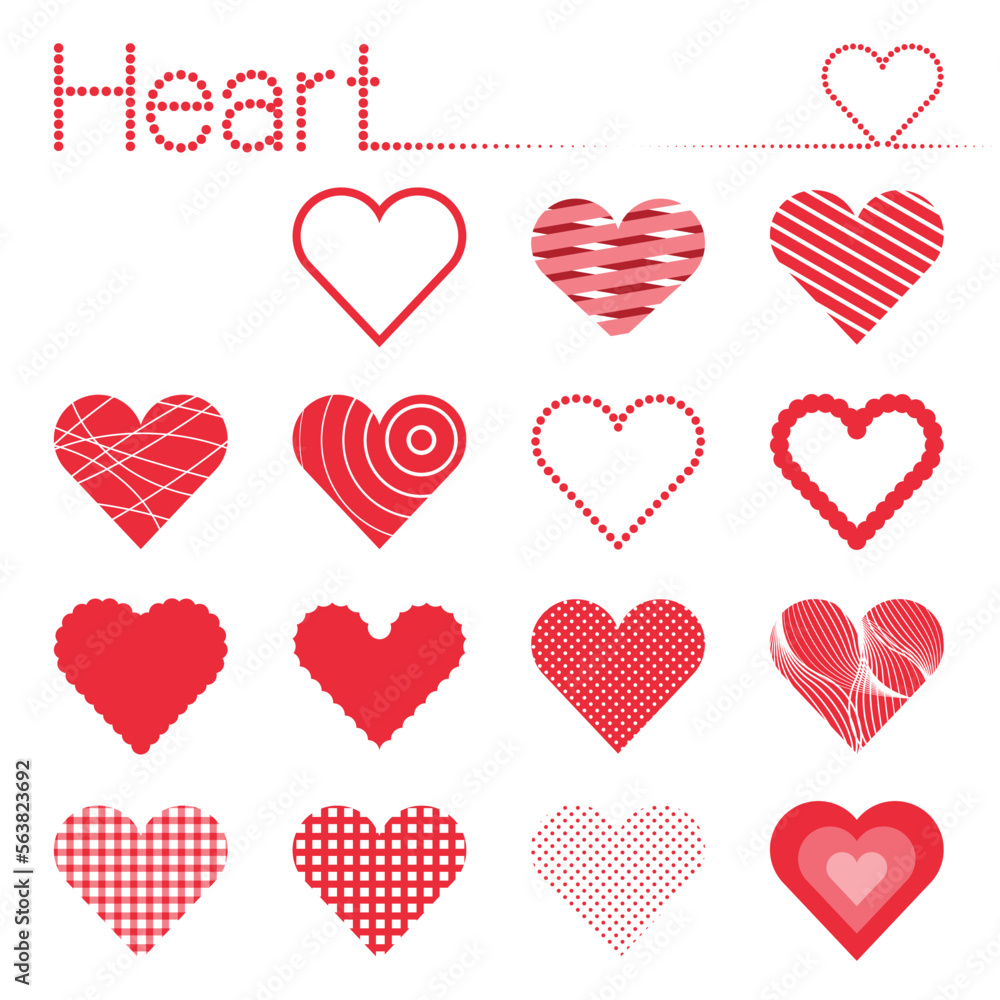 Red Heart. Heart Icons. Red Heart Shapes on White Background. Love Symbols. Favorite Icon. Vector Illustration Design Elements Set. All in a single layer. Red Heart. Heart Icons. Red Heart Shapes on White Background. Love Symbols. Favorite Icon. Vector Illustration Design Elements Set. All in a single layer.