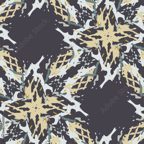ethnic seamless pattern chevron dye tie batik