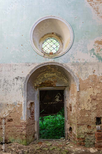 interior, ruins of an abandoned Orthodox church © ork_0013