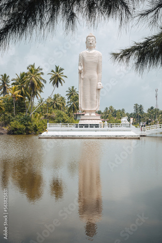 Big Buddha statue in Peraliya, Sri Lanka photo