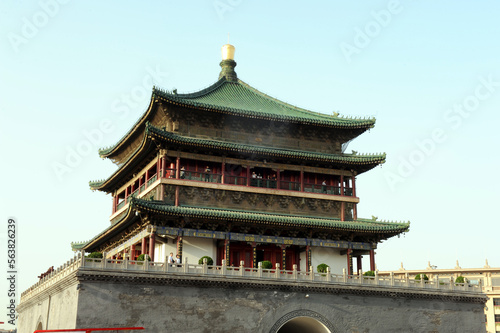 Photography Bell Tower in Xi'an, Shaanxi Province, China