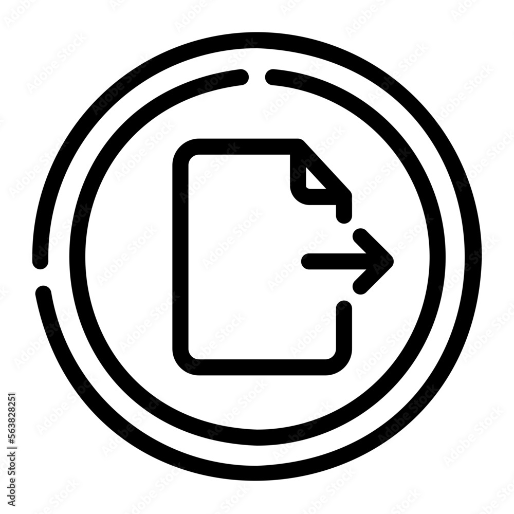 export line icon export line icon
