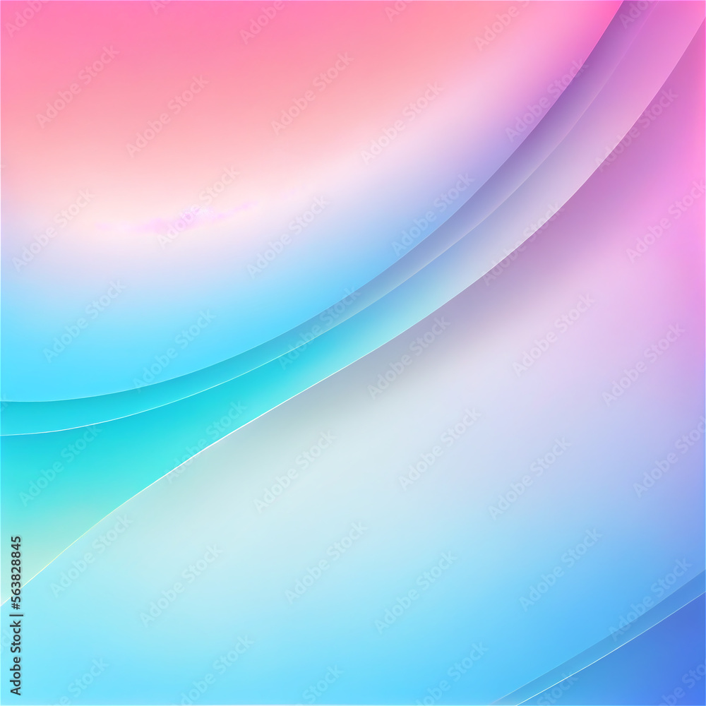 Abstract pastel rainbow colors gradient background, generative AI Abstract pastel rainbow colors gradient background, generative AI