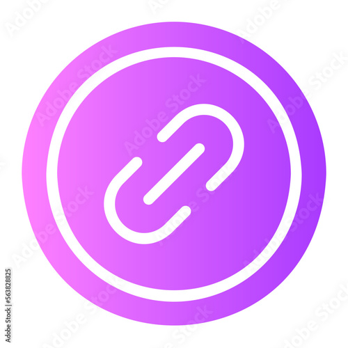 hyperlink gradient icon
