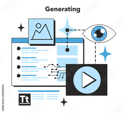 Generating. Artificial neural network application. Self-learning computing