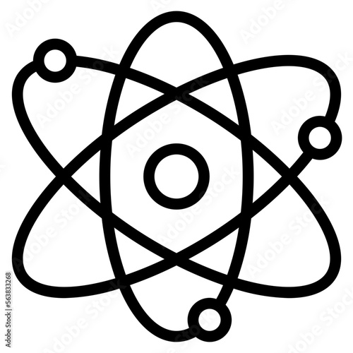 atom line icon style