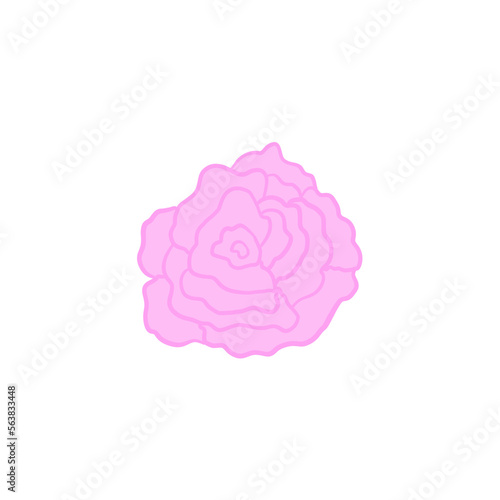 Pink Rose Drawing