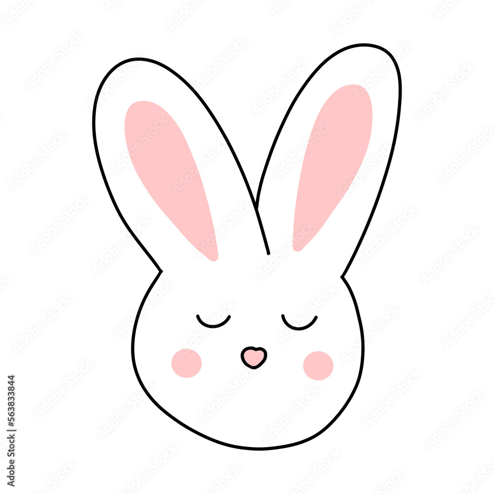 Cute Rabbit Face Cute Rabbit Face