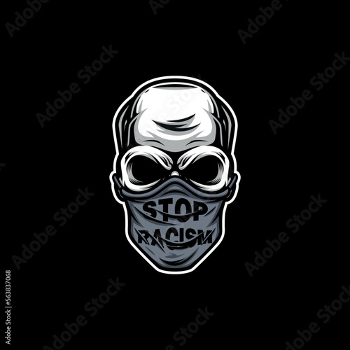 Skull Mask Graphic Logo