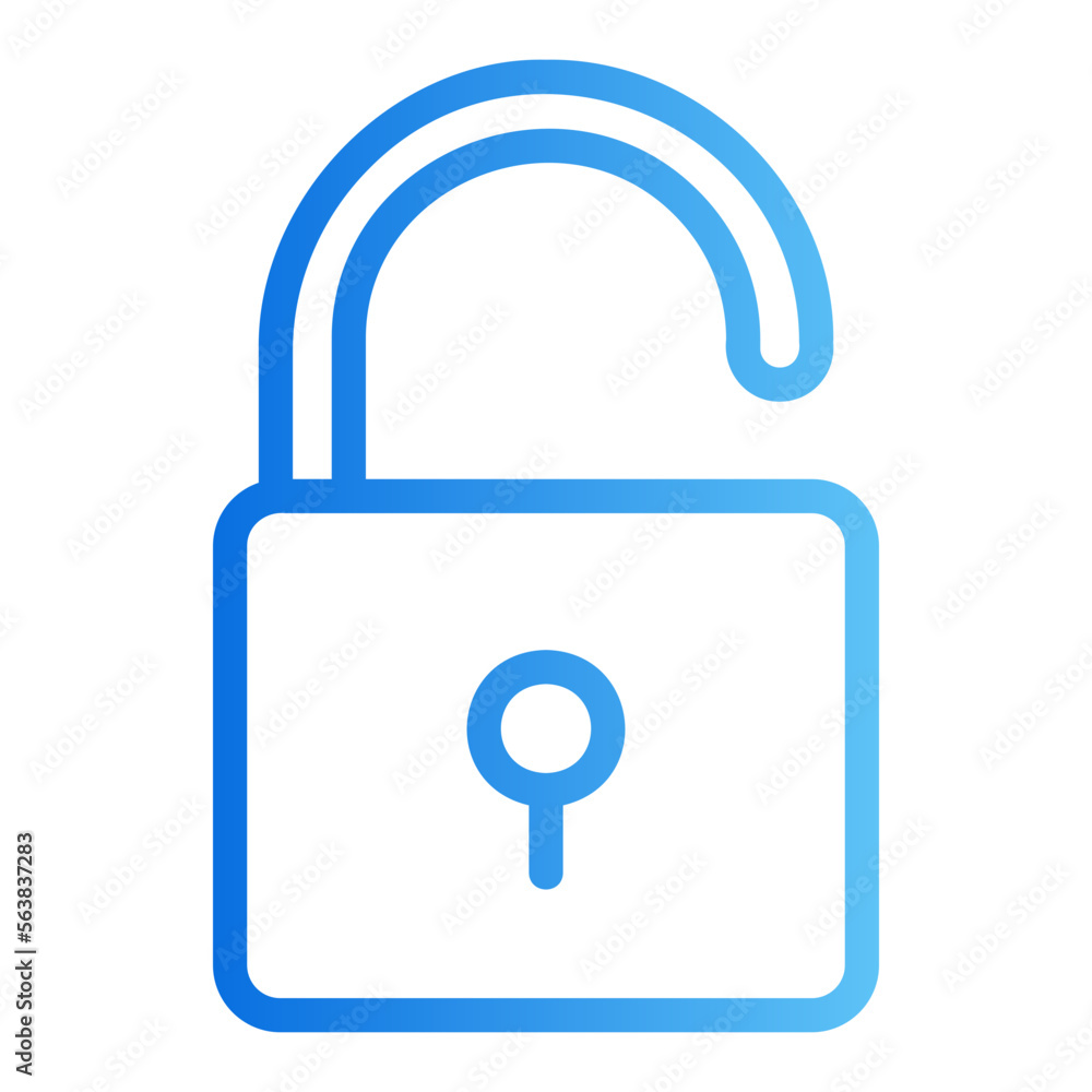 padlock gradient icon padlock gradient icon