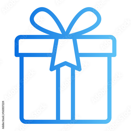 gift gradient icon