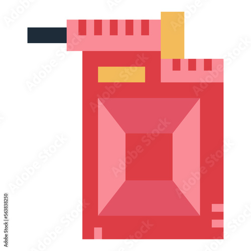 jerrycan flat icon style