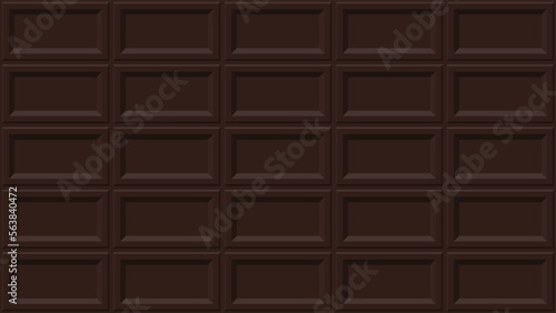 板チョコパターン背景素材３　ベクター／JPEG　16:9