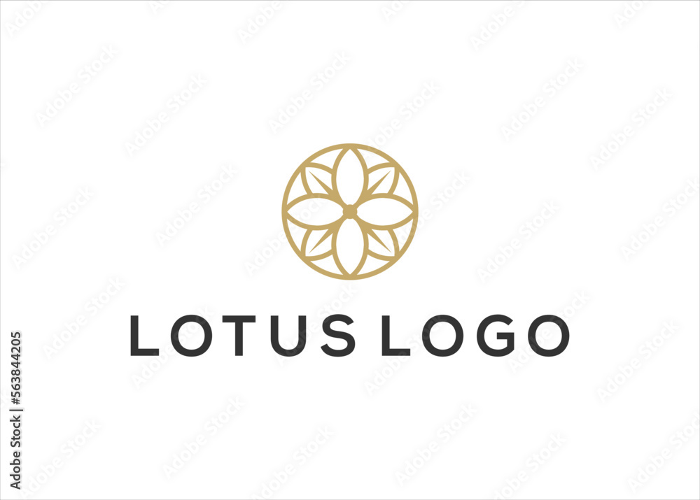 Lotus flower logo design template Lotus flower logo design template