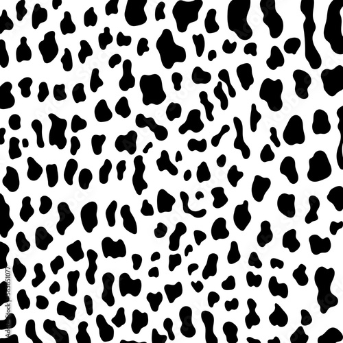 Vector black leopard, cheetah and jaguar print pattern animal seamless. Leopard, cheetah and jaguar skin abstract for printing or home decorate and more.