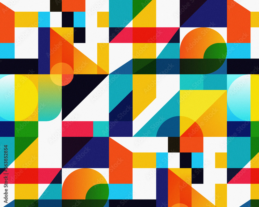 Abstract geometric pattern with flashy color Abstract geometric pattern with flashy color