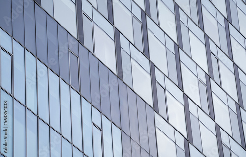 Wallpaper Mural Modern business center construction place for corporations headquarters with cloudy sky reception. New buildings construction industry. Torontodigital.ca