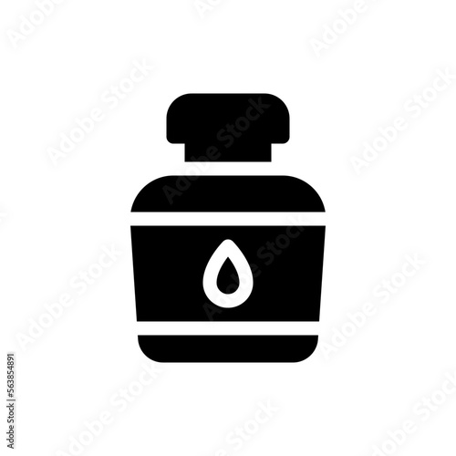 ink bottle glyph icon