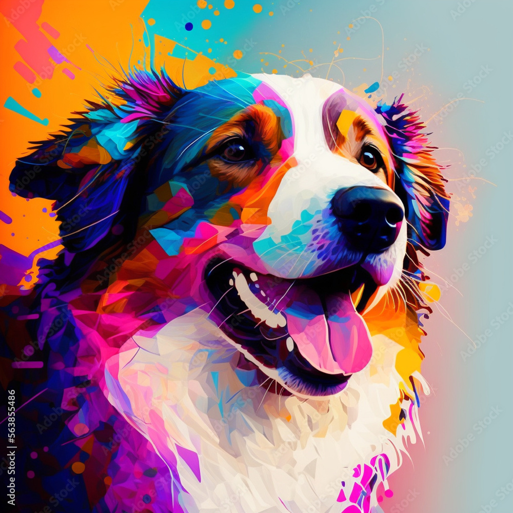 dog, zodiac animal set, Chinese zodiac, Astrological signs, abstract horoscope. Chinese new year animals, by Generative AI