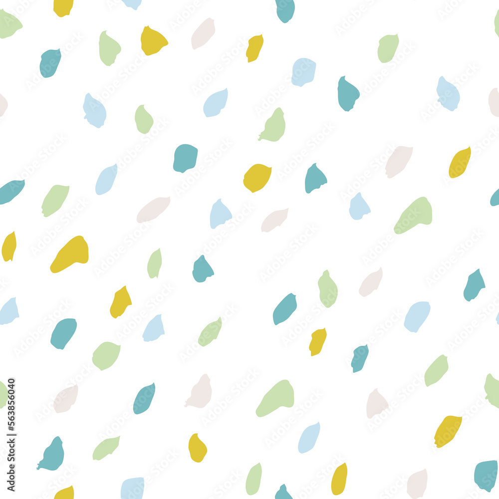 Abstract chaotic hand drawn spots texture. Simple vector pattern with ink brush strokes. Seamless background Abstract chaotic hand drawn spots texture. Simple vector pattern with ink brush strokes. Seamless background