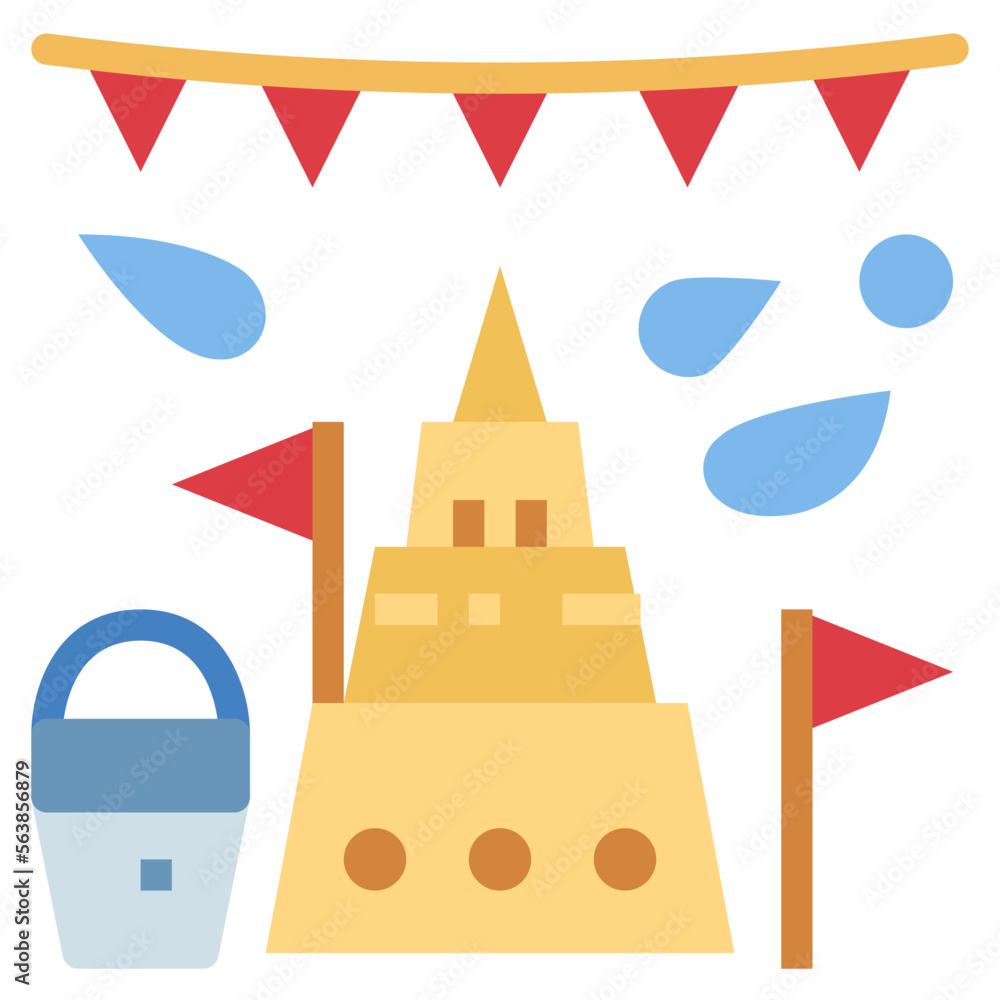 songkran flat icon style songkran flat icon style