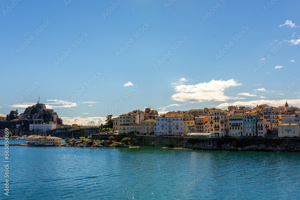 View of the Corfu town, Corfu island, Ionian islands, Greece