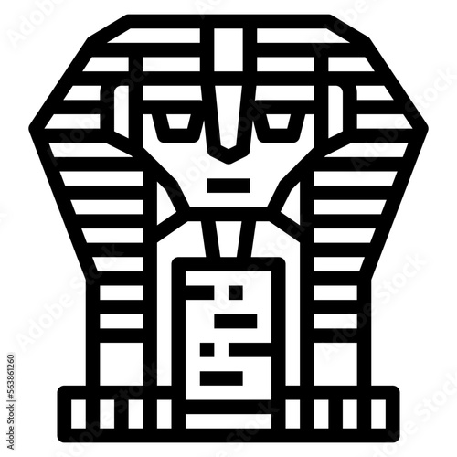 sphinx line icon style