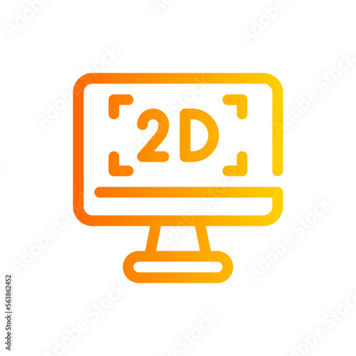 2d gradient icon