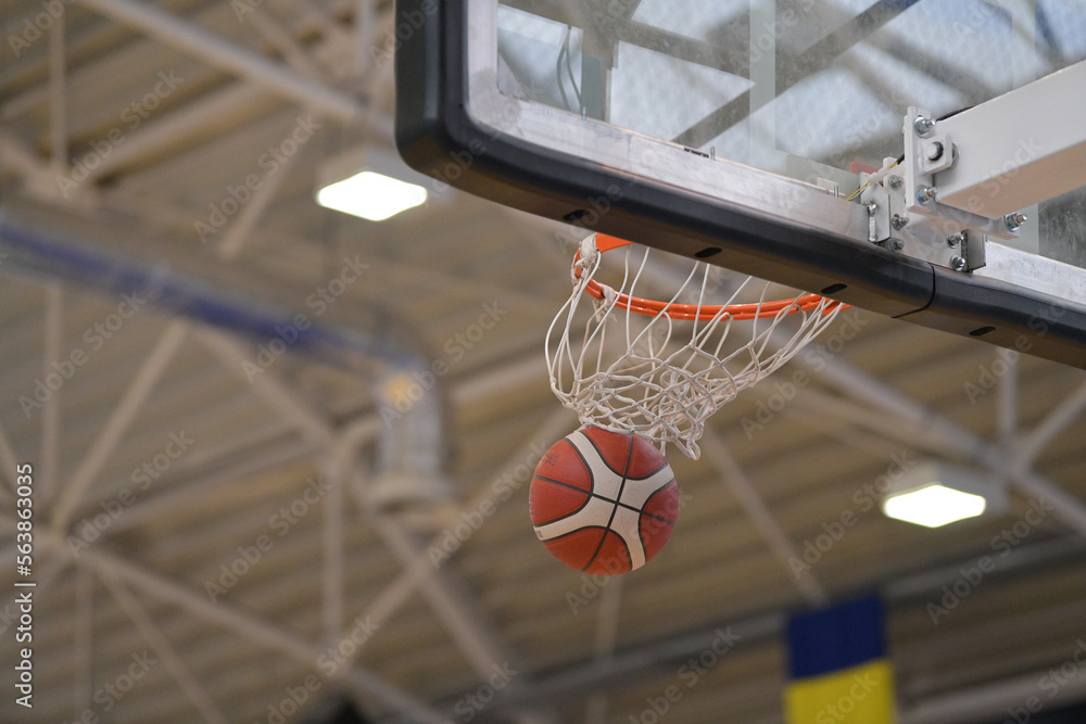 basketball hoop and net