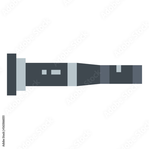 spyglass flat icon style