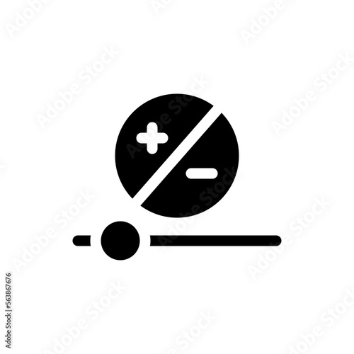 exposure glyph icon
