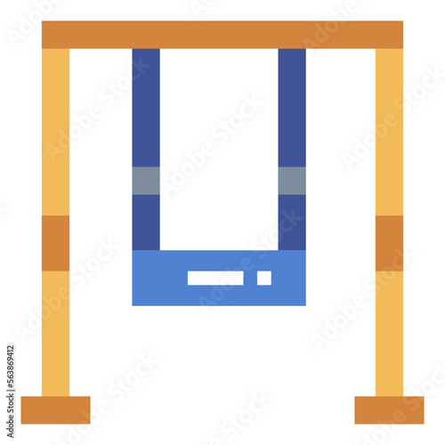 swing flat icon style