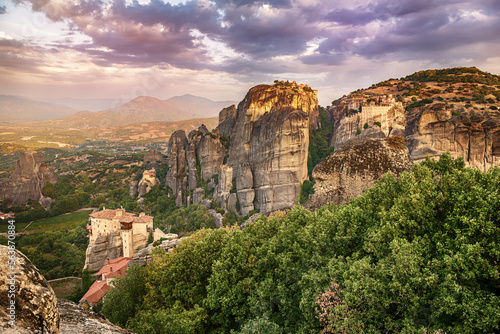 Meteora rocks, Greece.