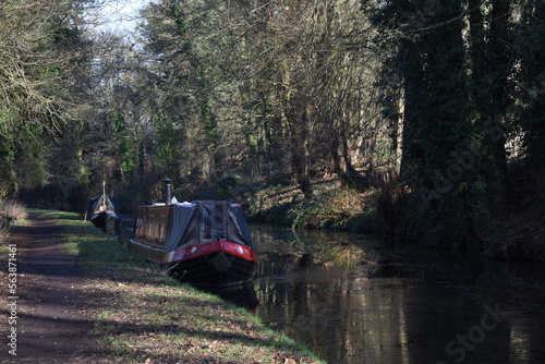 a view of the stourbridge canal to the stewponey for the tow path