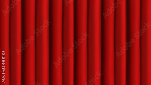 Fashion style. Red fabric close up background.