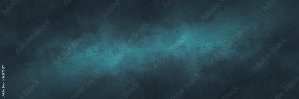 Turquoise color abstract watercolor background