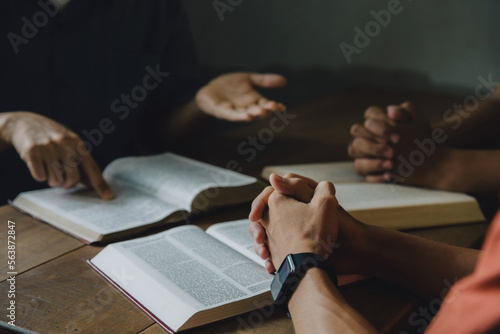 Canvas Print Christian Bible Study Concepts